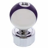 Pool Ball Shift Knob Number "12" For 13/15/18 Speed Eaton Style Shifters