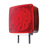 45 LED Double Face Turn Signal - 21 Amber/Red + 3 Amber LED w/ Amber/Red Lens