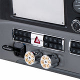 Chrome Hazard Switch Panel Trim For 2018-2020 Freightliner Cascadia