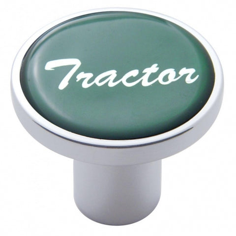 "Tractor" Air Valve Knob - Green Glossy Sticker