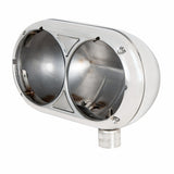 Peterbilt 359 Stainless Dual Headlight Housing