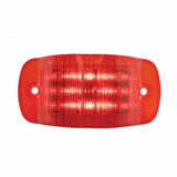14 LED Rectangular Clearance/Marker Light - Red LED/Red Lens