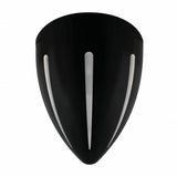 Black "BILLET" Style Groove Headlight Housing w/ Visor