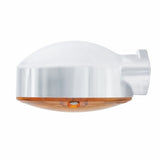 21 LED 3 1/4" Harley Signal Light w/Housing - Amber LED/Amber Lens