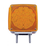 45 LED Double Face Turn Signal - 21 Amber/Red + 3 Amber LED w/ Amber/Red Lens