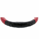 18” Steering Wheel Cover - Black & Red