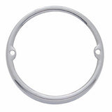 Round Stainless Cab Light Bezel