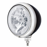 Black Guide 682-C Style Headlight H4 Bulb w/ 34 White LED