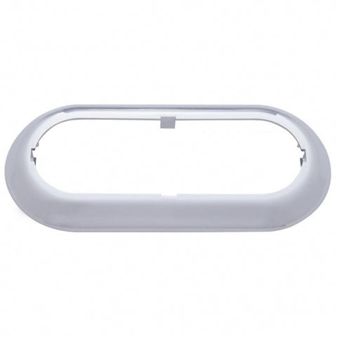 Oval Snap On Chrome Bezel
