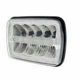5” x 7” LED Rectangular Light with LED Light Bar