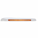 LED Peterbilt Front Fender Cover - LH 19 Amber LED w/ Amber Lens w/ Reflector