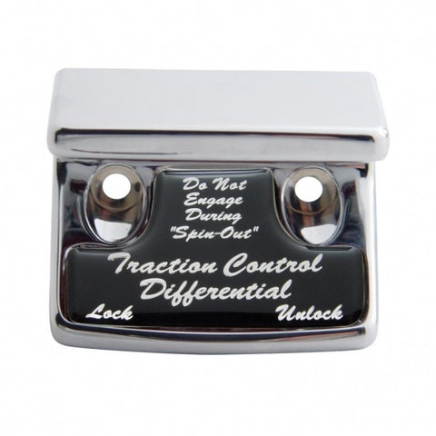 "Traction Control Differential" Switch Guard - Black Sticker