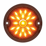 21 LED 3 1/4" Harley Signal Light w/1156 Plug - Amber LED/Smoke Lens