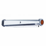 30" Heavy Duty Mud Flap Hanger w/ 9 LED End Cap & Bezel - Amber LED/Amber Lens