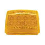17 LED Reflector Cab Light - Amber LED/Amber Lens