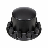 Matte Black Dome Rear Axle Cover w/ 33mm Thread-on Nut Cover