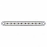 10 LED 6 1/2" Stop, Turn & Tail Light Bar - Red LED/Clear Lens