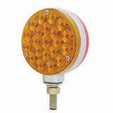 42 LED Double Face Turn Signal Light - Amber/Red Lens