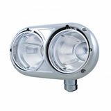 Peterbilt 359 Style Dual Headlight Housing - 304 Stainless