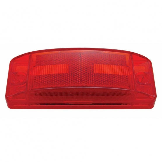 16 LED Rectangular Clearance/Marker Light - Red LED/Red Lens – Truck ...