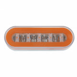 22 LED 6" Oval "GLO" Light - Amber LED/Amber Lens