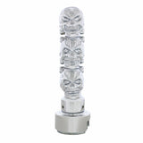 Chrome 3 Skull 13/15/18 Speed Shift Knob w/ Adapter
