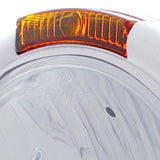 Chrome Classic Headlight Crystal H4 Bulb & Turn Signal - Amber Lens