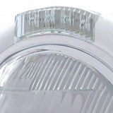 Stainless Steel Classic Headlight 6014 Bulb & LED Turn Signal - Clear Lens