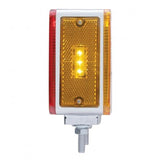 39 LED Reflector Double Face Turn Signal Light - Amber/Red Lens