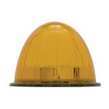 17 LED Dual Function Reflector Cab Light - Amber LED/Amber Lens