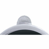 Chrome Guide 682-C Headlight No Bulb w/ LED Signal - Amber LED/Clear Lens