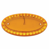 32 LED Large Peterbilt Emblem Light - Amber LED/Amber Lens