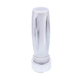 Chrome Thread-On "Vegas" 9/10 Speed Gearshift Knob With Adapter - Vertical