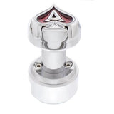 Chrome Ace of Spade 13/15/18 Speed Thread-on Gearshift Knob w/ Adapter