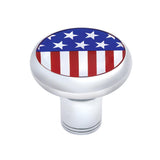 Chrome Thread-on Gearshift Knob - US Flag