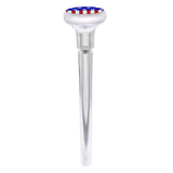 Chrome Thread-on Gearshift Knob - US Flag