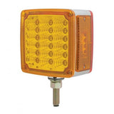 39 LED Reflector Double Face Turn Signal Light - Amber/Red Lens