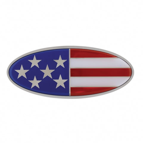 Chrome Peterbilt U.S. Emblem