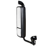 Black Heated Mirror Assembly For 2004-2012 Volvo VNL