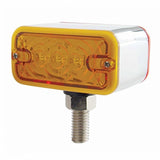 3 LED Double Face Light - Amber & Red LED/Amber & Red Lens