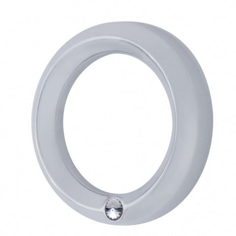 2006+ Peterbilt Signature Small Gauge Cover - Clear Diamond