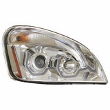 2008+ Freightliner Cascadia Chrome Projection Headlight w/ Dual Function Light Bar