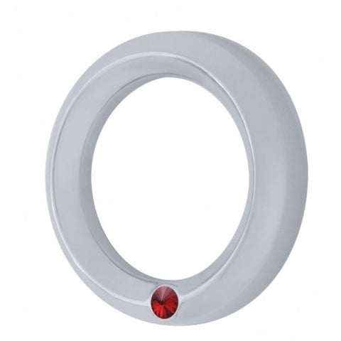 2006+ Peterbilt Signature Small Gauge Cover - Red Diamond