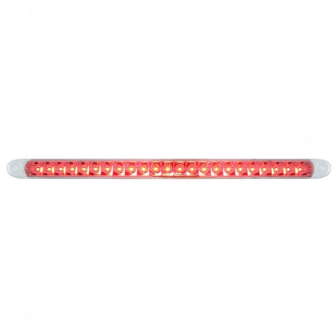 23 SMD LED 17 1/4" Stop, Turn & Tail Light Bar with Reflector - Red LED/Clear Lens