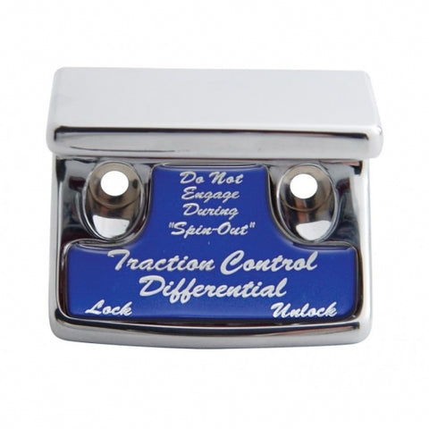 "Traction Control Differential" Switch Guard - Blue Sticker