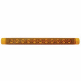 11 LED 17" Turn Signal Light Bar - Amber LED/Amber Lens