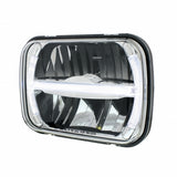 5” x 7” LED Rectangular Light with LED Light Bar