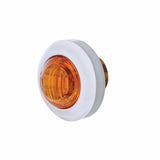 3 LED Dual Function Mini Auxiliary / Utility Light w/ Bezel - Amber LED/Amber Lens