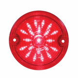 21 LED 3 1/4" Harley Signal Light w/1156 Plug - Red LED/Red Lens