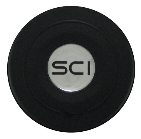 Black Horn Button - Chrome Logo